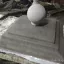 Бетонные крышки и оголовки для столбов забора. Разные формы, размеры (с шарами и без)