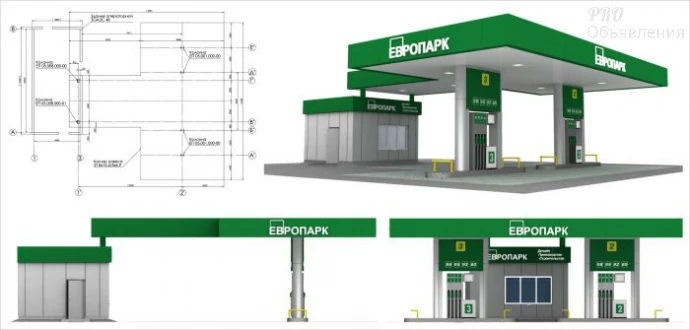 Производство АЗС и АГЗС навесов. Сертифицированные металлоконструкции 2