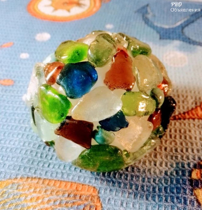 Уникальные морские стёклышки из Чёрного моря. Ручная работа, украшение интерьера или подарок с душой 0