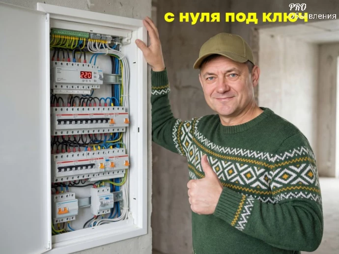 Электромонтаж от инженера (14 лет опыта, 1200+ объектов). Только пустые квартиры 3