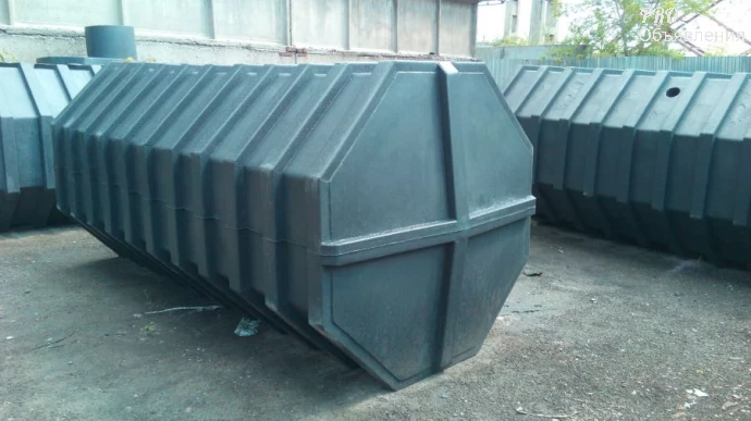 Ёмкость для септика 5 м&sup3; (1.4&times;1.4&times;3.2 м) из полиэтилена. Изготовление и продажа, доставка по РФ 2