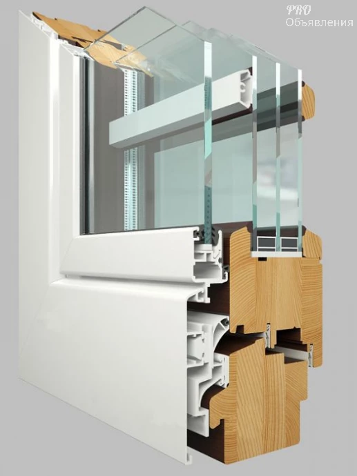 Окна и фасады FENSTER из дерева и дерево-алюминия (сосна, лиственница, дуб) 4