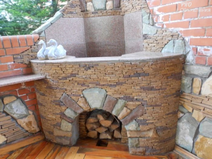 🧱Отделочный камень для каминов, печей и зон барбекю 2