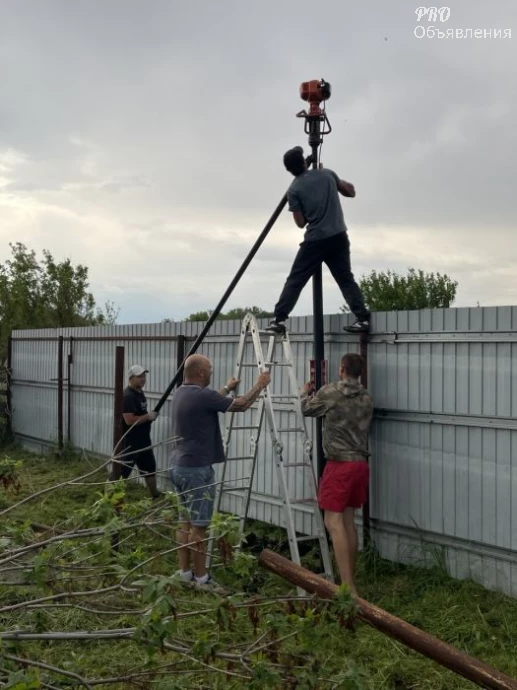 Бензомашина для завинчивания свай в аренду 0
