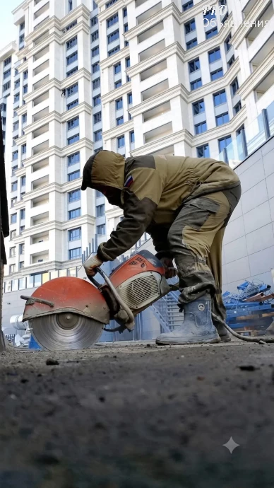 Алмазная резка бетона и проемов без пыли. Усиление конструкций металлом (сварка) 2