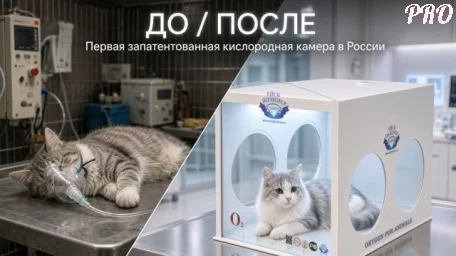 Первая запатентованная кислородная камера для животных в России